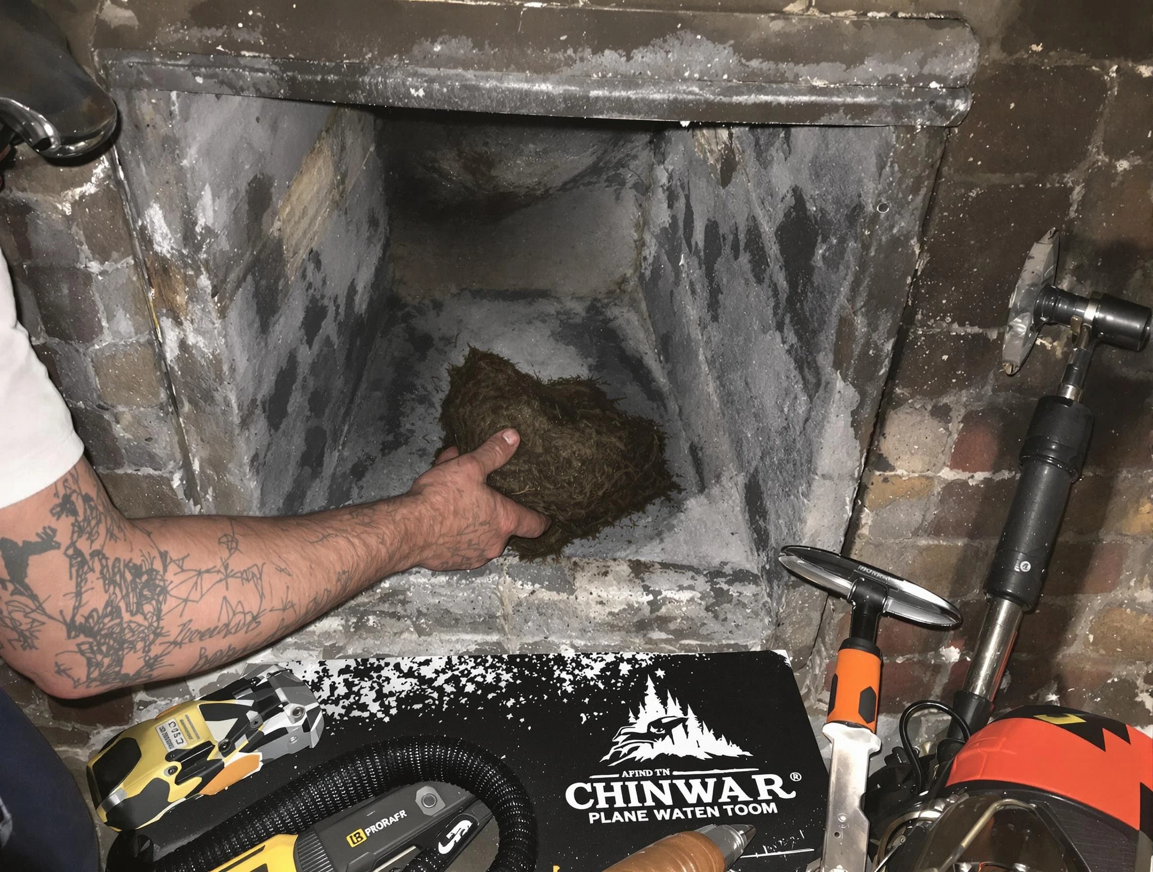 Heber Chimney Sweep safely removing debris and screening chimney in Heber, UT