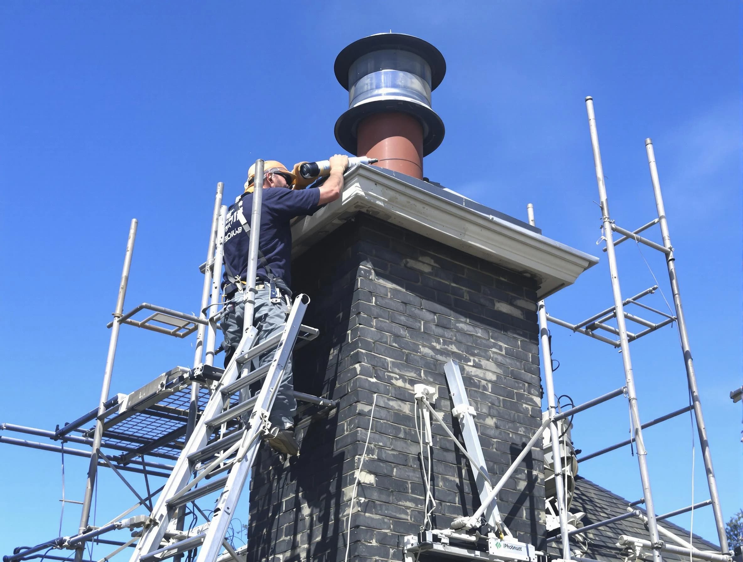 Sturdy chimney crown finished by Heber Chimney Sweep in Heber, UT