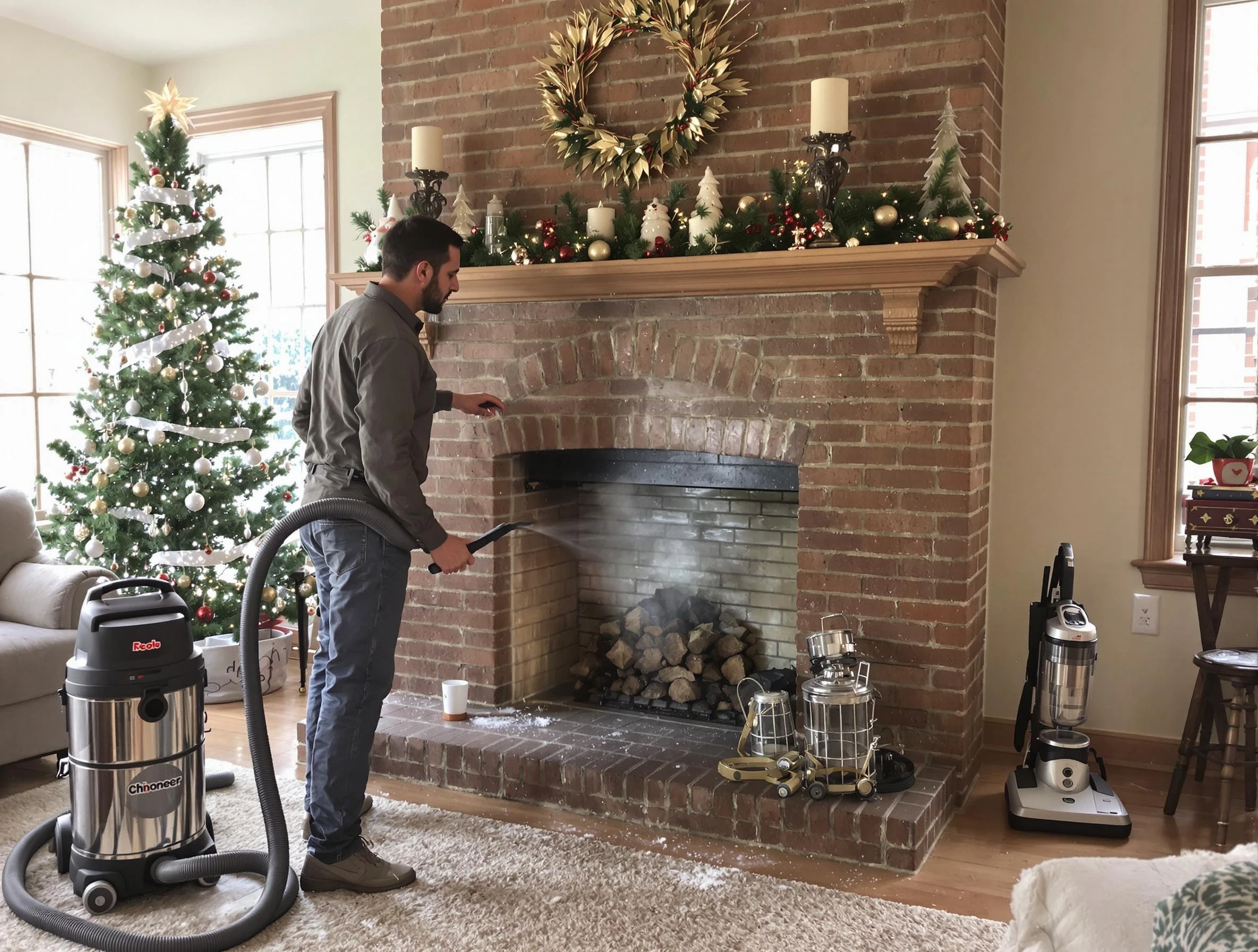 Fireplace Cleaning in Heber