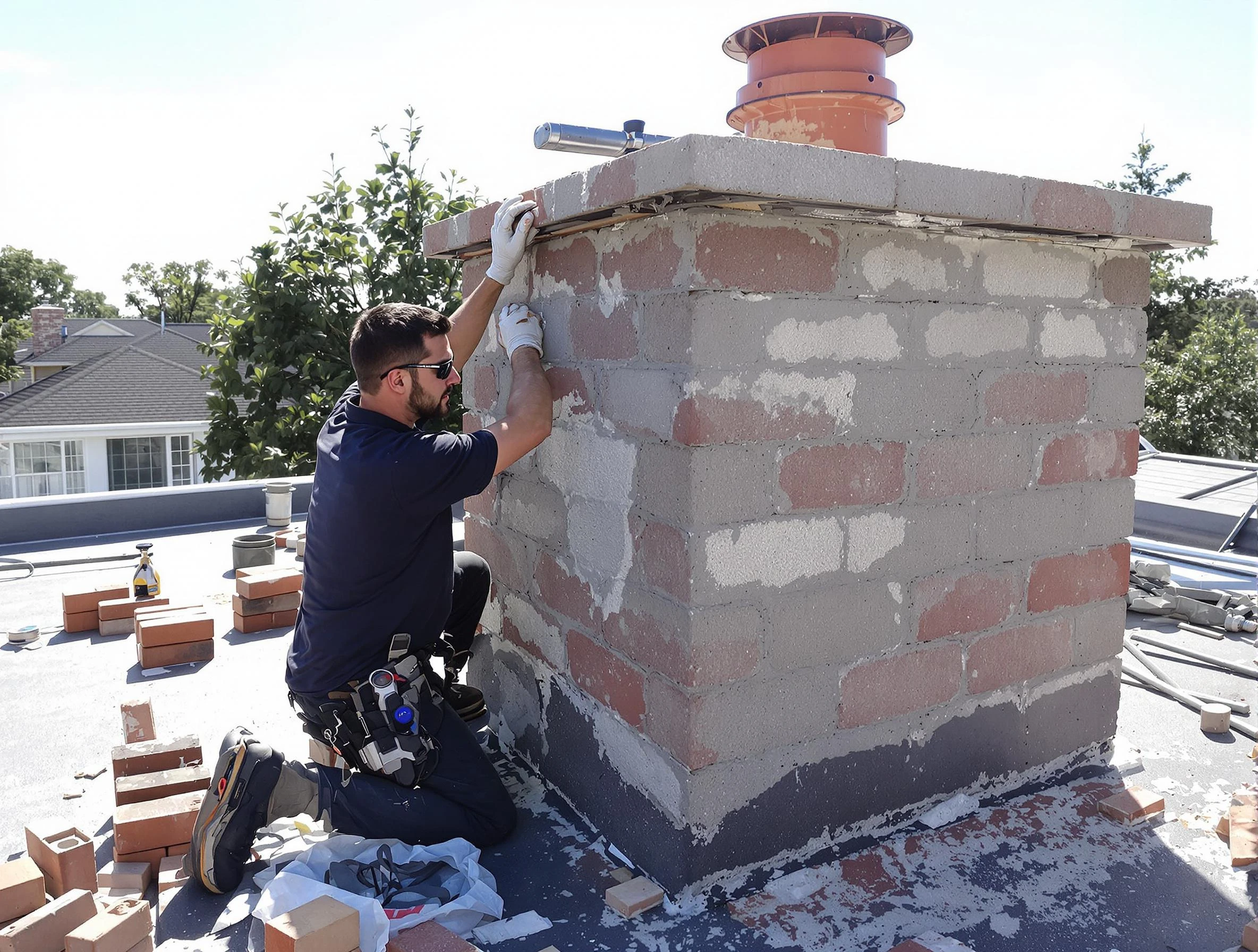 Advanced chimney repair process by Heber Chimney Sweep in Heber, UT