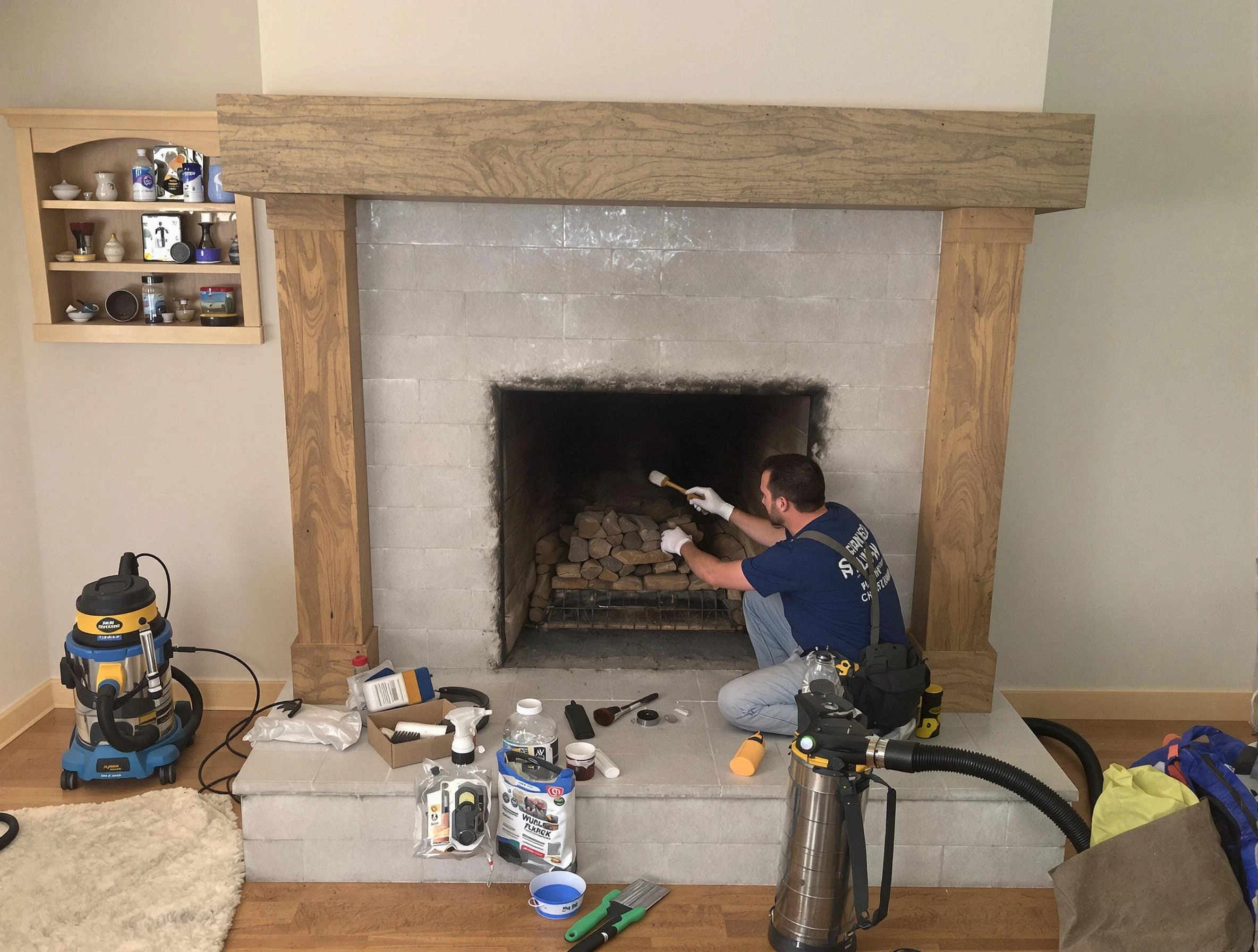 Detailed creosote removal process by Heber Chimney Sweep in Heber, UT
