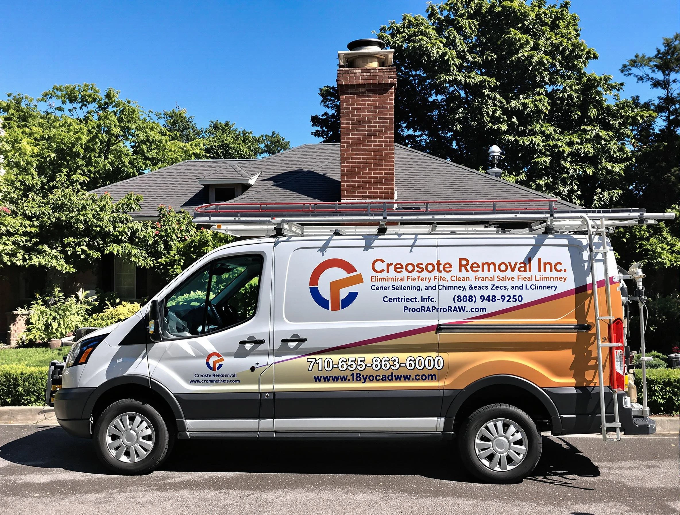 Heber Chimney Sweep technician removing creosote safely in Heber, UT